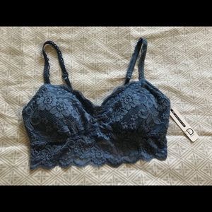 Dusty Blue Small “New Directions” Bralette